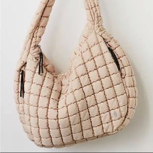 NWT Free People Movement Quilted Carryall in Off White. **sold out